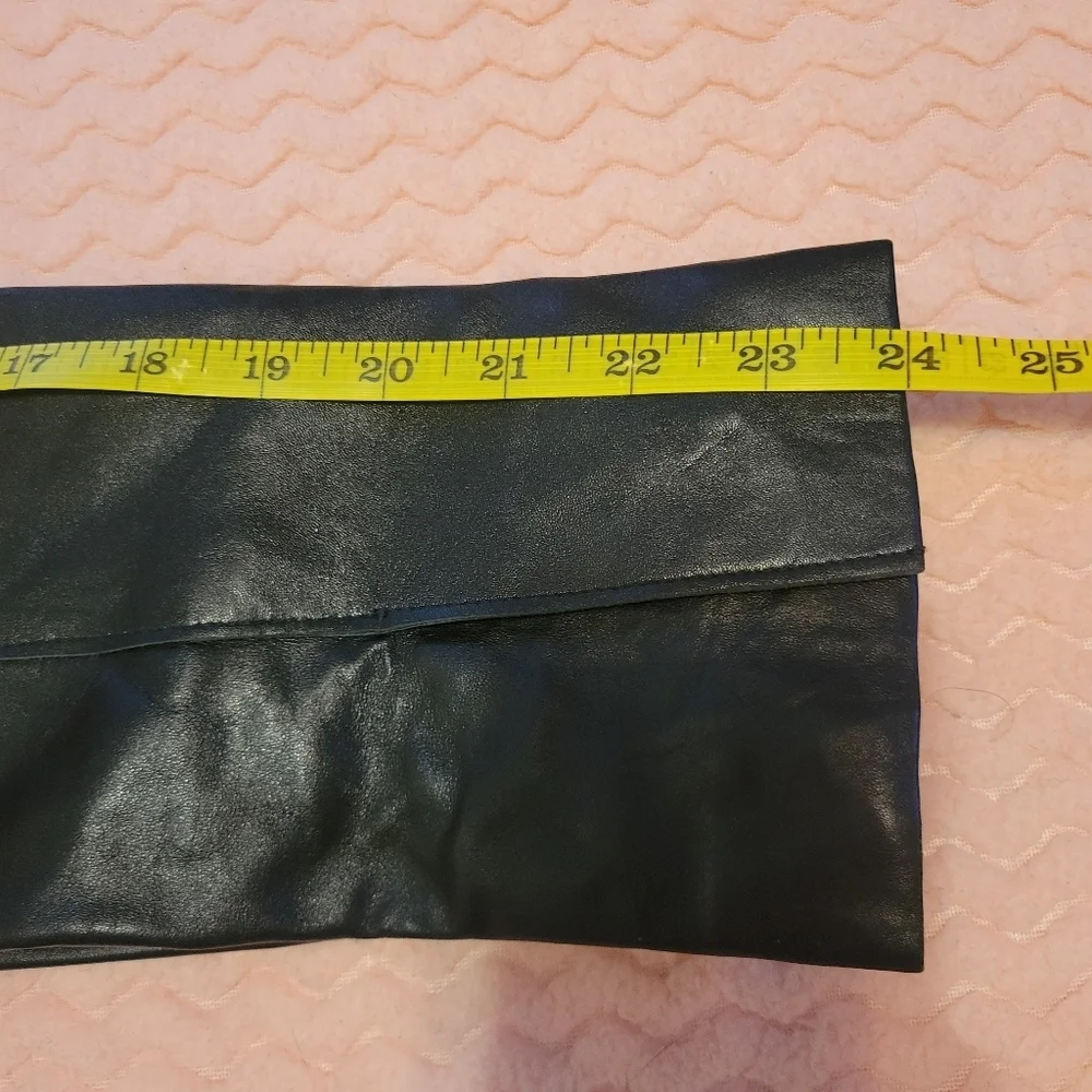 Vintage 90s Leather Jacket Size‎ 8 Black Grunge Baddie Button